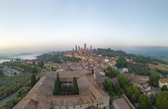 San Gimignano is a small walled medieval hill town in the province of Siena, Tuscany, north-central Italy