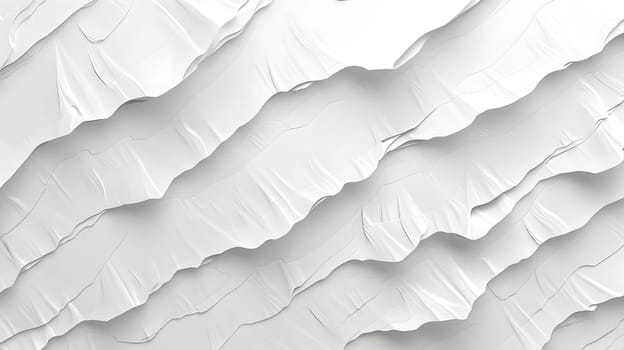 A detailed shot of a white paint brush stroke on a white surface, creating a subtle pattern with a liquid texture resembling a peach rectangle on paper