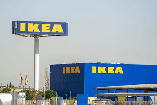 Antalya, Turkey - March 29, 2024: IKEA Antalya Store. IKEA is the world's largest furniture retailer and sells ready-to-assemble furniture