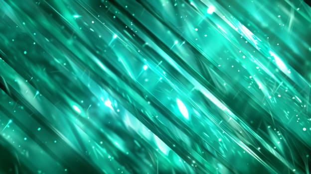 A close up of a green background with some shiny stars