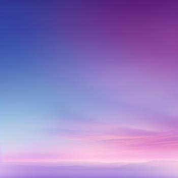 A beautiful natural landscape featuring a purple and blue sky with a sunset afterglow in the background, creating a stunning violet horizon over the water at dusk