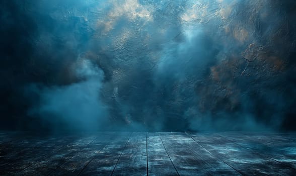 Creative blue texture background full frame. Selective soft focus.