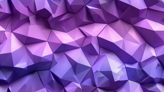 A purple background with a lot of triangles. The triangles are of different sizes and are scattered all over the background. The background is purple and has a very abstract and modern look to it