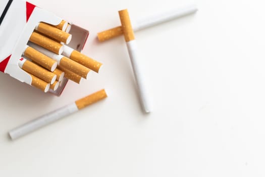 A image of pack of cigarettes. High quality photo