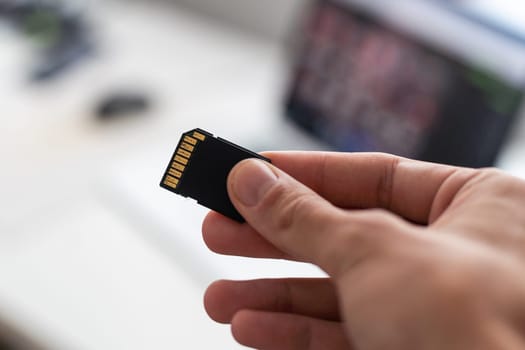 Adapter, micro sd card chip.