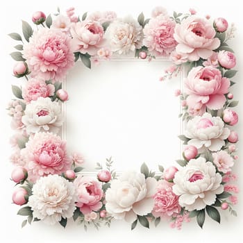 Elegant Floral Touch: Wedding Invitation Mockup Design
