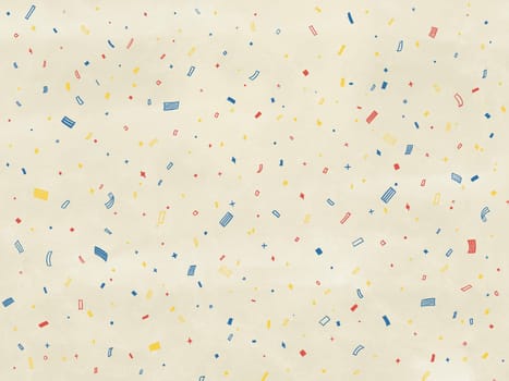 cartoon doodle confetti party background texture