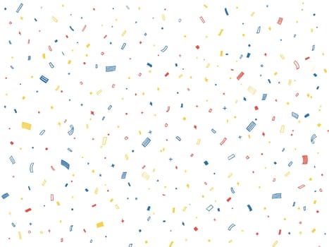 cartoon doodle confetti party background texture