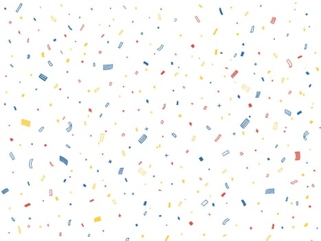 cartoon doodle confetti party background texture