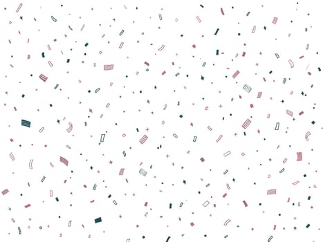 cartoon doodle confetti party background texture