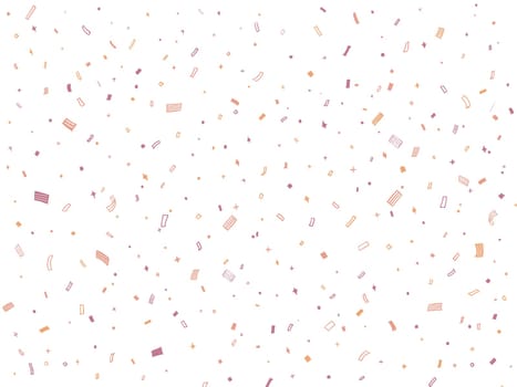 cartoon doodle confetti party background texture