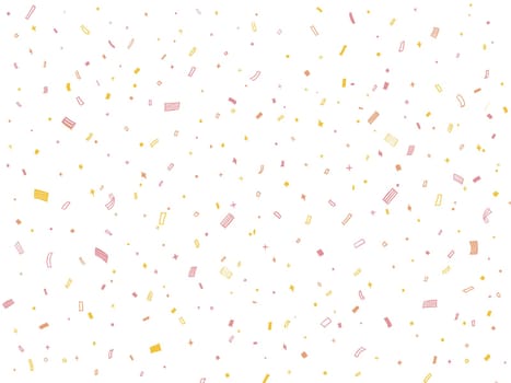 cartoon doodle confetti party background texture