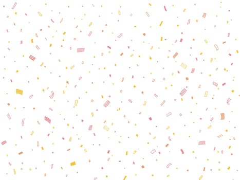 cartoon doodle confetti party background texture