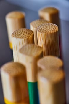 Eco-Friendly Bamboo Chopsticks, an Artistic Macro Exposure from Indiana promoting Sustainable Eating