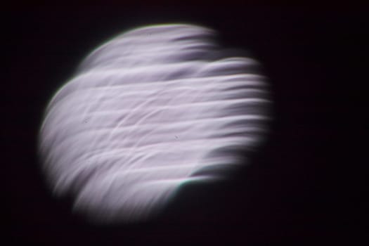 Ethereal Lunar Eclipse Observed from Spiceland, Indiana - A Dance of Light, Shadow, and Motion in the Night Sky