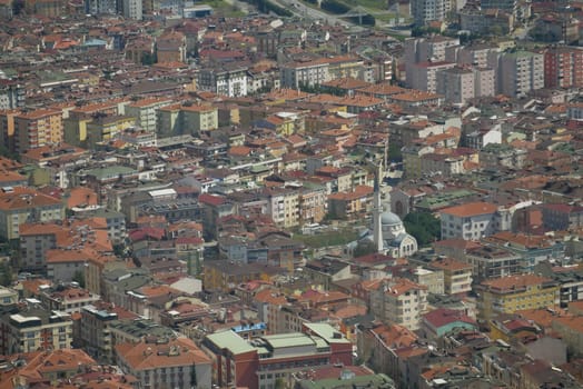 istanbul city view from above.