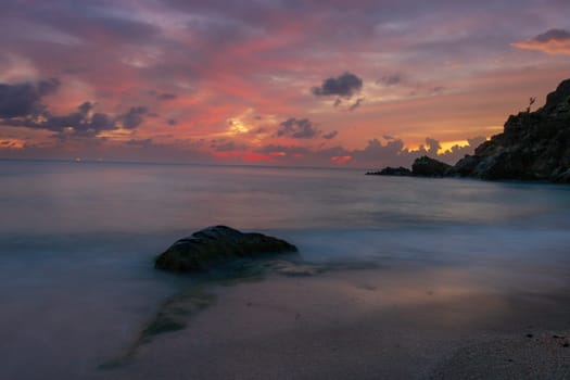 Peaceful beach in Saint Barthlemy (St. Barts, St. Barth) Caribbean