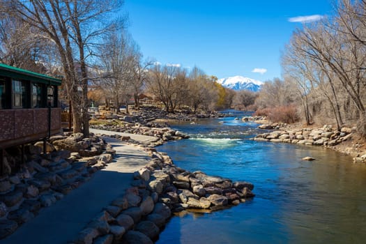 Creek in Salida Colorado in Spring