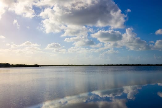 Reflection on the bay area in N. St Pedro