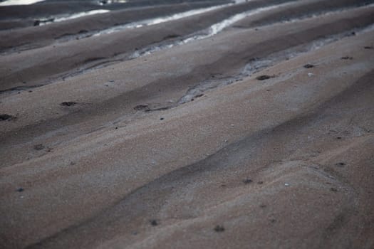 Texture of a beach shot close up