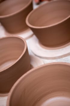 Hand made Ceramic bowls unfinished