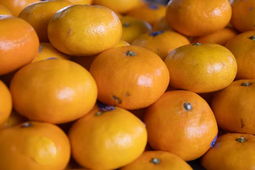 Batch of Tangerines stacked and For Sale