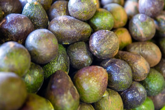 Bunch of Avocados at a market