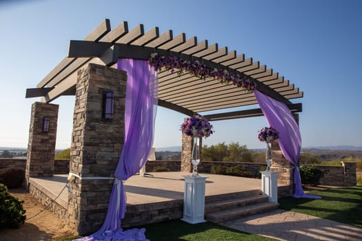 Outdoor Wedding decor for the ceremony