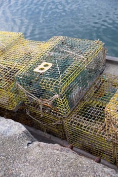 Crab and Lobster traps in New Hampshire