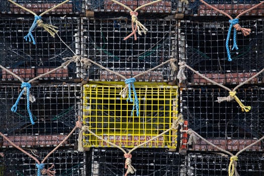 Crab and Lobster Traps used for commercial catching