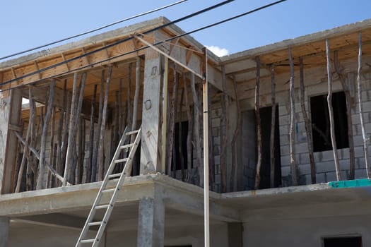 Construction in Central America for apartment