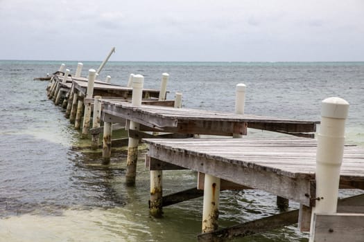 Destroyed Pier after Hurricane that can't be fixed