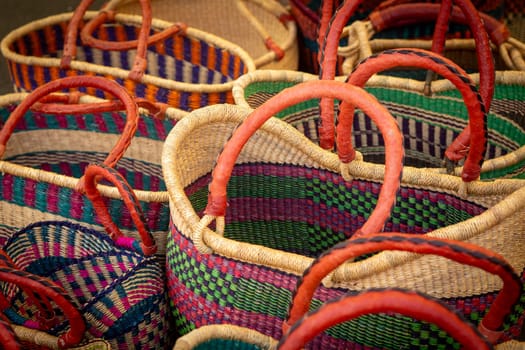 Artisan Handmade Bags for sale at a farmers market