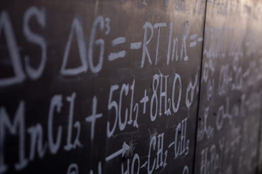 A blackboard with a formula to solve