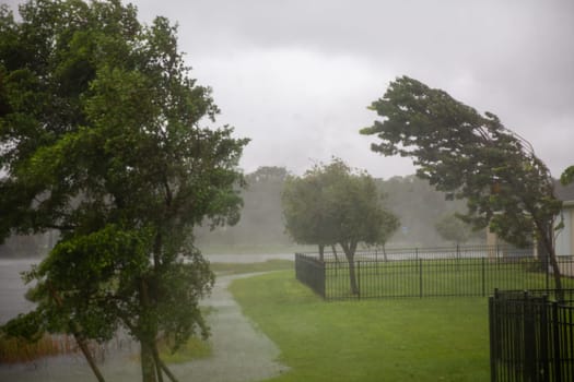 Hurricane Ian Eye wall arriving