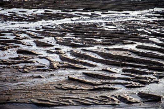 Texture of an Indonesian beach shot in the morning