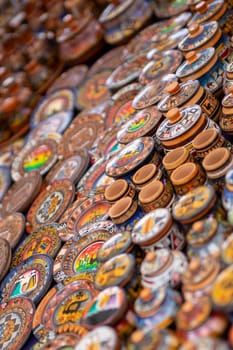 Display of Peruvian Souvenirs on display