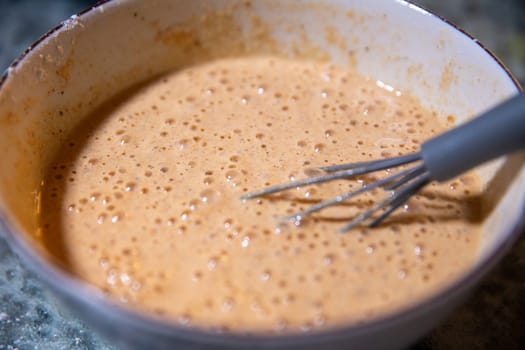 Beer Batter for Frying with a whisk