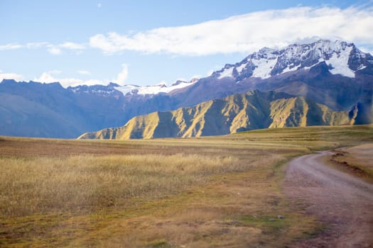 Peruvian mountain range and country side