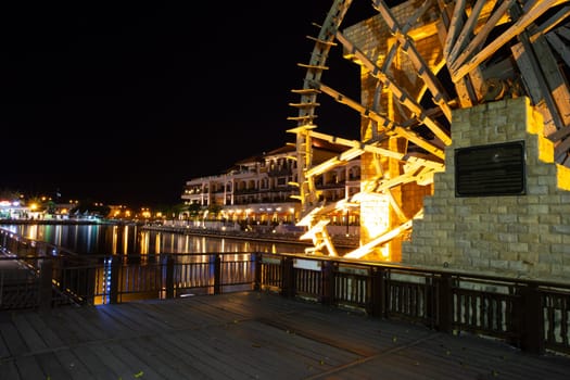 Water Wheel in Melacca, Malaysia