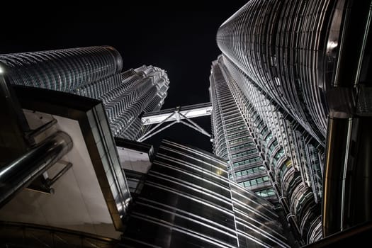 Bridge Connecting Towers in Malaysia