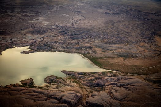 Picturesque shot over a lake in Arizona