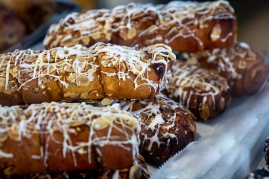 Chocolate Cigar Pastry at a bakery