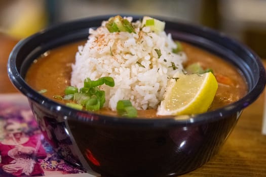 New Orleans style Crawfish Etouffee with Lemon