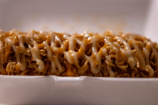 Japanese Ramen Corndog with mayo topping