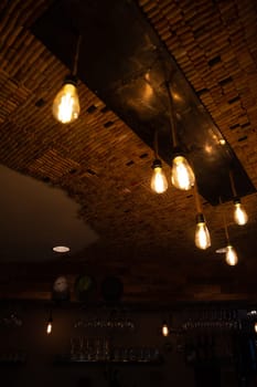 Ceiling design made out of wine corks