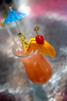 Exotic Tropical Punch Drink cocktail