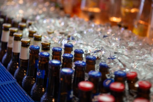 Iced Beer at a dive bar