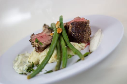 Gourmet Lamb Dinner with Vegetables