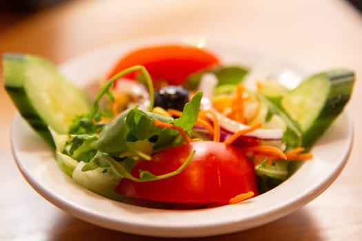 Fresh Side Salad with out dressing